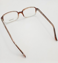 Classique Eyeglasses Frame Rectangle Full-Rim Brown Unisex Acetate Plastic - Image 5