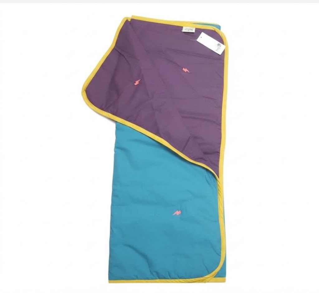 Baby Bites Sleep Sack Cotton Purple Teal