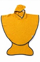 Baby Bites Hooded Towel Cotton Yellow Small 0-3 Years