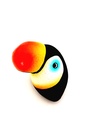 Arteciones Handmade Ceramic Toucan Figurine Hand-Painted Home Decor 8.5cm