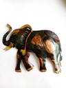 Arteciones Handmade Metal Elephant Wall Art Gold Copper Home Decor