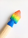 Arteciones Handmade Carved Wood Fish Pencil Natural Novelty Gift