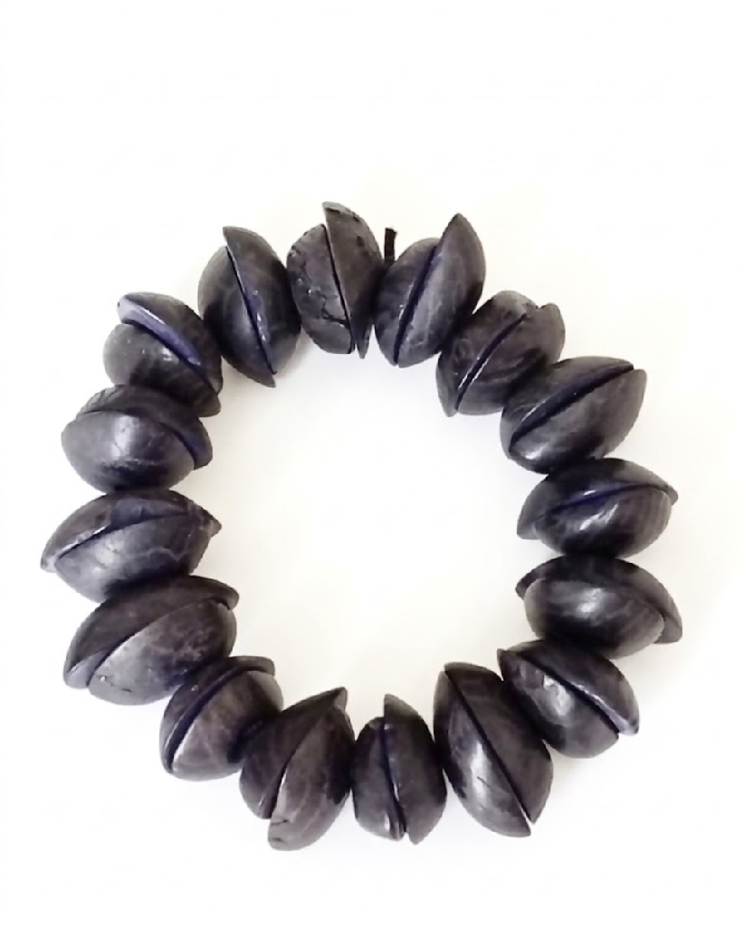 Arteciones Handmade Tagua Bracelet Navy Blue Eco Natural Gift