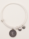 Urban Leaves ULIN005VS Bracelet Charm Bangle Silver Metal Bangle Letter E Vintage Silver Women