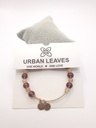 Urban Leaves ULBD001VG Bracelet Bangle Gold Metal Bangle Purple Pearls Vintage Gold Women