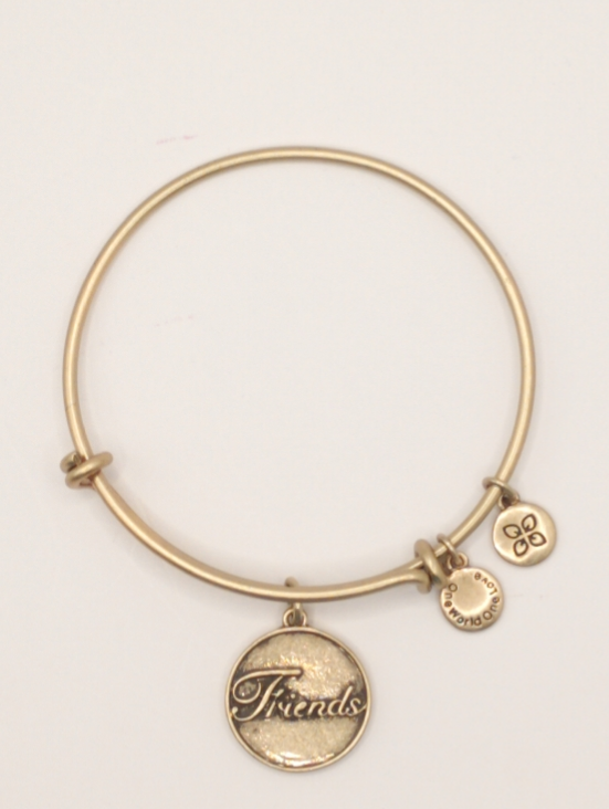 Urban Leaves ULUS009VG Bracelet Charm Bangle Gold Metal Bangle Friends Gold Tone Unisex