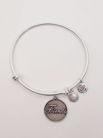 Urban Leaves German Design One World One Love Friends Bangle Silver Women