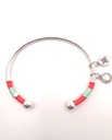 Urban Leaves German Design One World One Love Gypsy Bangle Silver Women