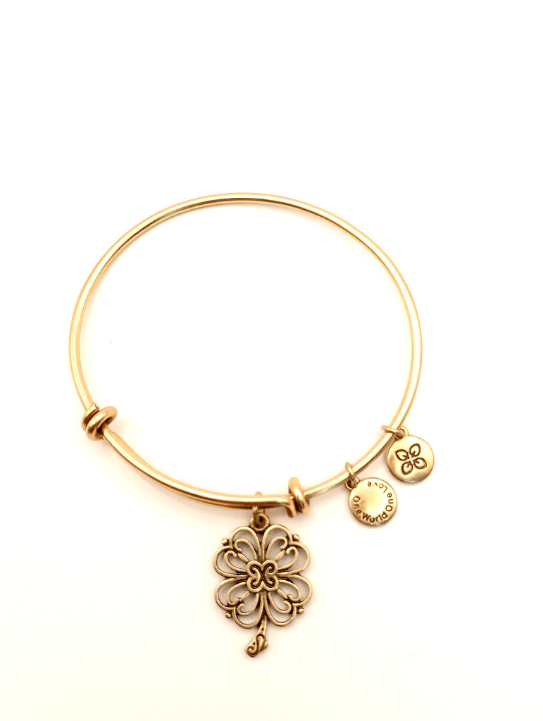 Urban Leaves German Design One World One Love Magic Bangle Gold Women