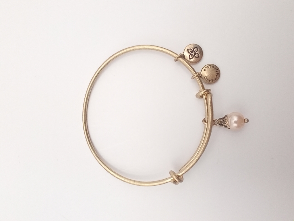 Urban Leaves ULGE009VG Bracelet Bangle Gold Metal Bangle Bright Pearl Gold Tone Women