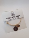 Urban Leaves ULIN006VG Bracelet Bangle Gold Metal Bangle Letter F Vintage Gold Unisex