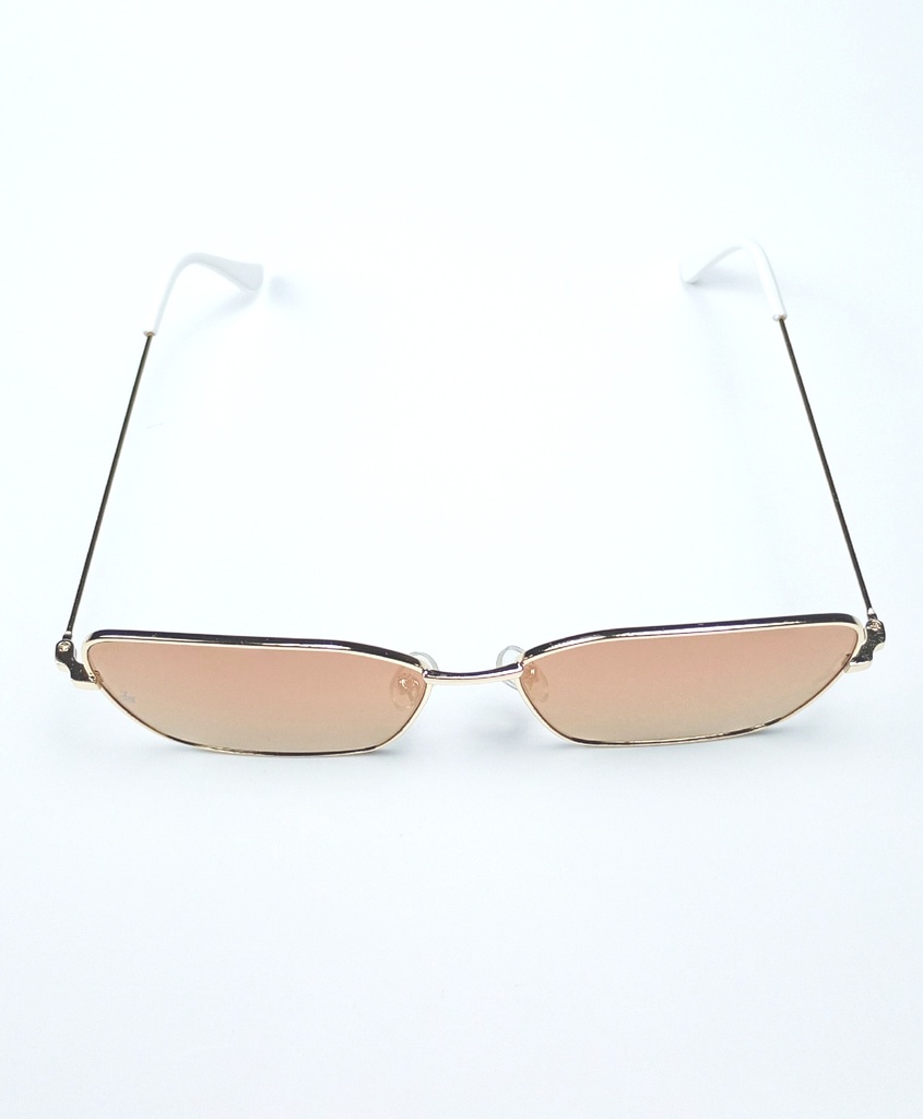 Lux Lenses Sunglasses Cat-eye UV Protection Gold Unisex