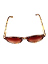 Lux Lenses Sunglasses Round UV400 Brown Unisex