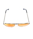 Lux Lenses Sunglasses Aviator UV Protection Gold Orange Unisex