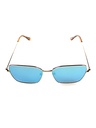 Lux Lenses Sunglasses UV400 Mirrored Gold Men