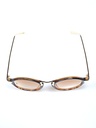 Lux Lenses Sunglasses Oval UV400 Gradient Brown Unisex