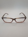 Karl Lagerfeld KL804-104/P Eyewear Eyeglasses/Prescription Clear Full-Rim Rectangle Unisex Standard Barrel Hinge Brown Plastic