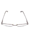 Nautica Eyeglasses Frame Rectangle Full-Rim Brown Men Metal