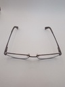 Nautica NAUTICA7258/M Eyewear Eyeglasses/Prescription Clear Full-Rim Rectangle Men Standard Barrel Hinge Brown Metal