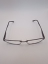 New Balance NB4019 Eyewear Eyeglasses/Prescription Clear Semi-Rimless Rectangle Men Standard Barrel Hinge Black Metal