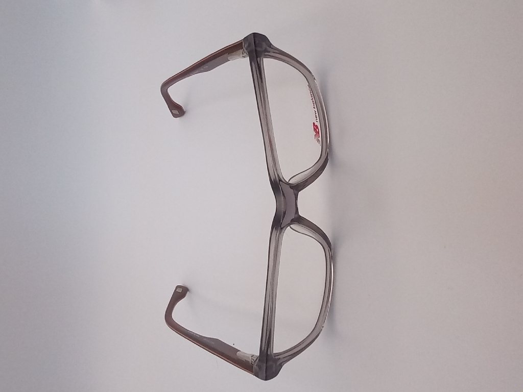 New Balance NB5099/P C03 Eyewear Eyeglasses/Prescription Clear Full-Rim Rectangle Unisex Standard Barrel Hinge Gray Plastic