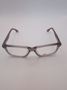 New Balance NB5099/P C03 Eyewear Eyeglasses/Prescription Clear Full-Rim Rectangle Unisex Standard Barrel Hinge Gray Plastic