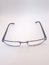 New Balance NB8006/M C01 Eyewear Eyeglasses/Prescription Clear Semi-Rimless Rectangle Men Standard Barrel Hinge Blue Metal