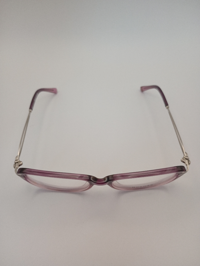 ROCHAS R09170/P C03 Eyewear Eyeglasses/Prescription Clear Full-Rim Rectangle Women Standard Barrel Hinge Purple Plastic, Metal