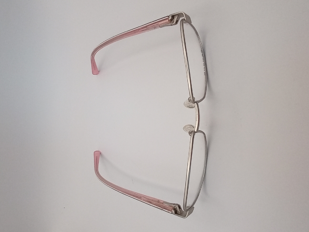 Rochas R09162/M C04 SILVER 50-17 Eyewear Eyeglasses/Prescription Clear Semi-Rimless Rectangle Women Standard Barrel Hinge Silver Metal, Plastic