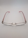 Rochas R09162/M C04 SILVER 50-17 Eyewear Eyeglasses/Prescription Clear Semi-Rimless Rectangle Women Standard Barrel Hinge Silver Metal, Plastic