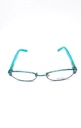 Disney Kids Eyeglasses Frame Rectangle Full-Rim Green Metal