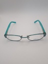 Moana Disney MOANA02 Eyewear Eyeglasses/Prescription Clear Full-Rim Rectangle Kids Standard Barrel Hinge Green Metal