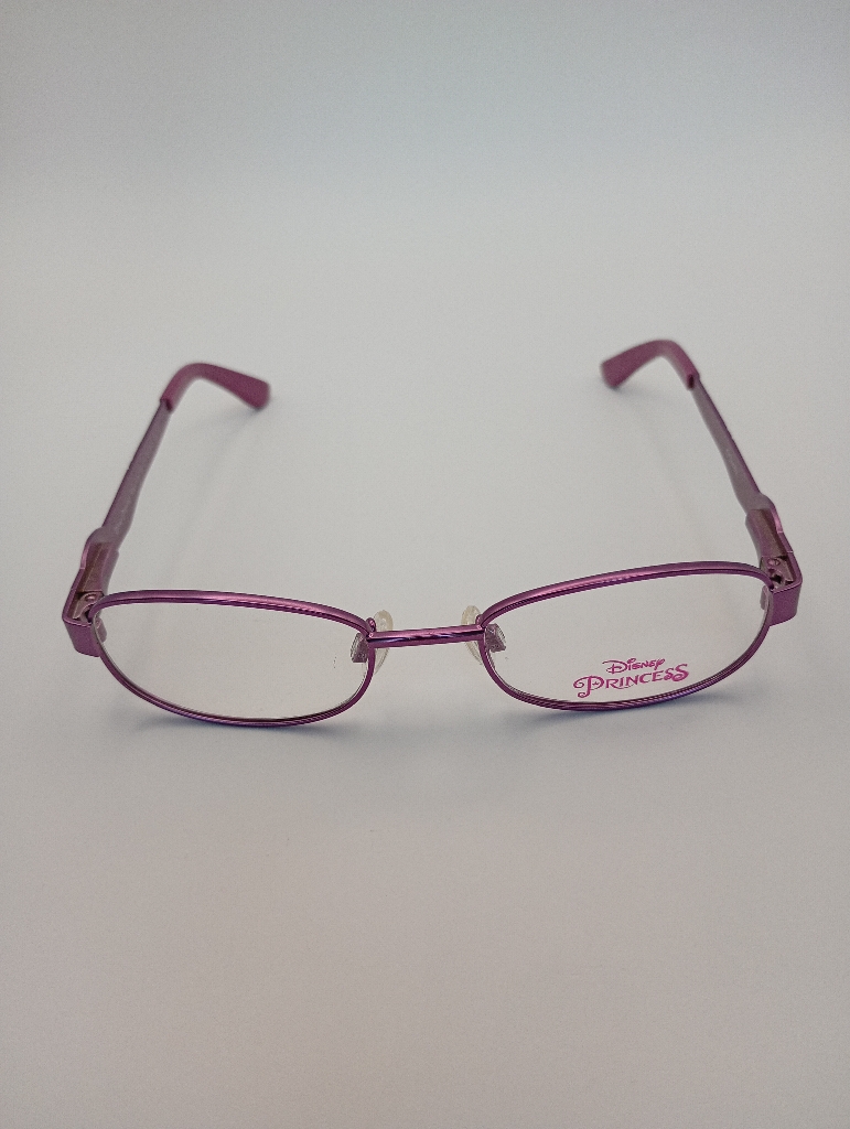 Disney Princess KGANT/RAPUNZEL02/M Eyewear Eyeglasses/Prescription Clear Full-Rim Oval Kids Standard Barrel Hinge Purple Metal
