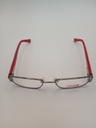 Marvel AVENGERS01/M C1 / 47-16 Eyewear Eyeglasses/Prescription Clear Semi-Rimless Rectangle Unisex Standard Barrel Hinge Gray Metal, Plastic