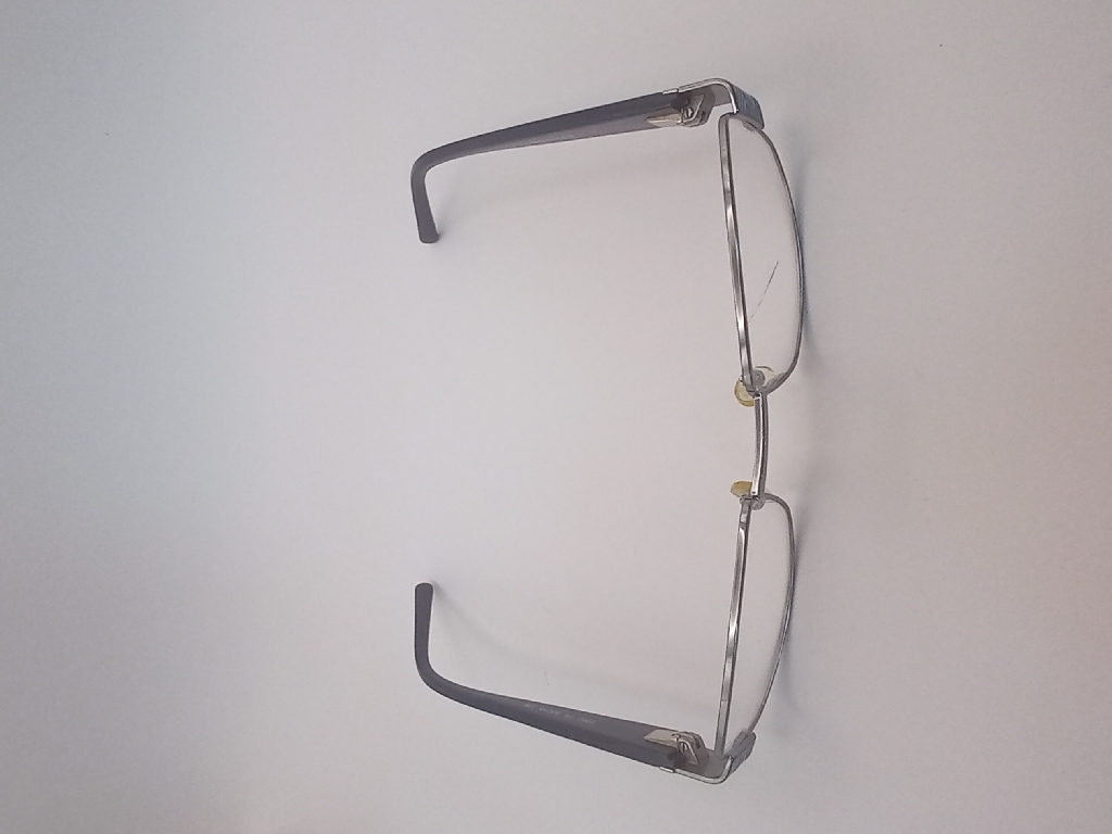 Rochas R09092/M Eyewear Eyeglasses/Prescription Clear Semi-Rimless Rectangle Unisex Standard Barrel Hinge Silver Metal, Plastic