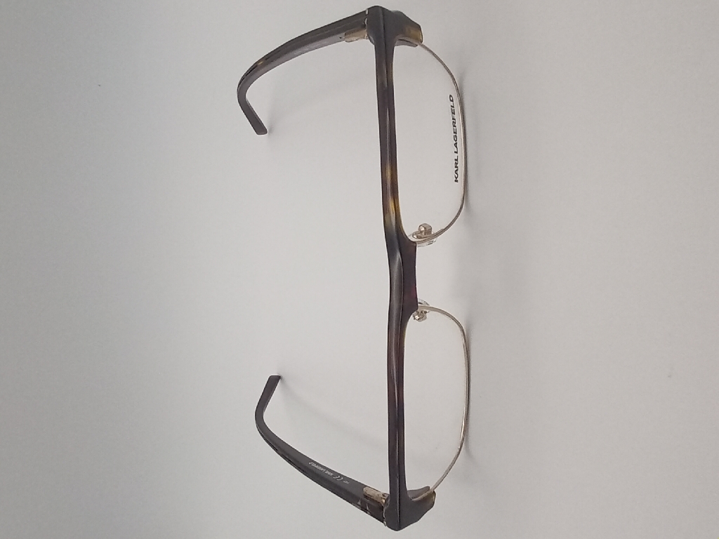 Karl Lagerfeld KL216-508 Eyewear Eyeglasses/Prescription Clear Full-Rim Rectangle Unisex Standard Barrel Hinge Brown Plastic