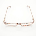 Brooksfield Eyeglasses Frame Rectangle Full-Rim Brown Women Acetate