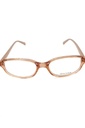 Rochas Eyeglasses Frame Rectangle Full-Rim Beige Women Acetate