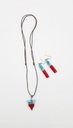 Arteciones WA1071 Handmade Jewelry Necklace, Earrings Non-Metal