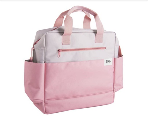 Baby Bites Carrier Bag Light Grey White