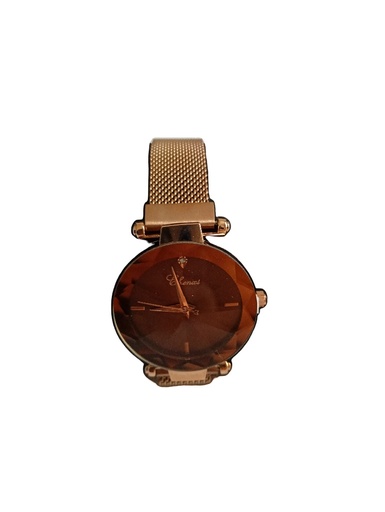 Chenxi Analog Quartz Watch Stainless Steel Rose Gold Brown Women