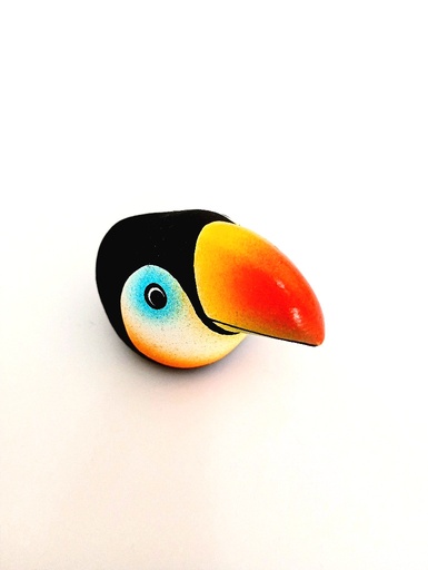 Arteciones Handmade Ceramic Toucan Figurine Hand-Painted Home Decor