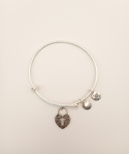URBAN LEAVES ULSY005VS Bracelet Charm Silver Metal Bangle Vintage Silver Women