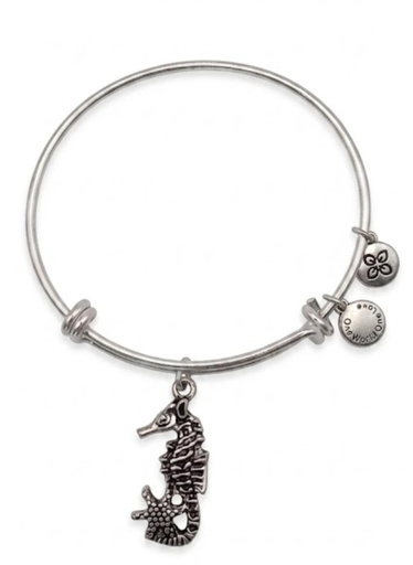 Urban Leaves German Design One World One Love Seahorse Bangle Silver Unisex