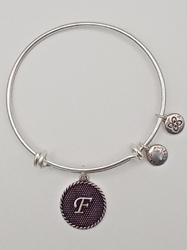 URBAN LEAVES ULIN006VS Bracelet Charm Silver Metal Bangle Vintage Silver Unisex
