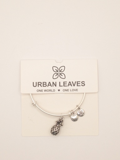 Urban Leaves ULFR001VS Bracelet Charm, Bangle Silver Metal Bangle Pineapple Vintage Silver Women