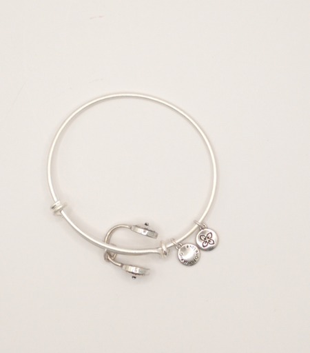 Urban Leaves ULUS002VS Bracelet Charm Bangle Silver Metal Bangle Headphones Vintage Silver Unisex