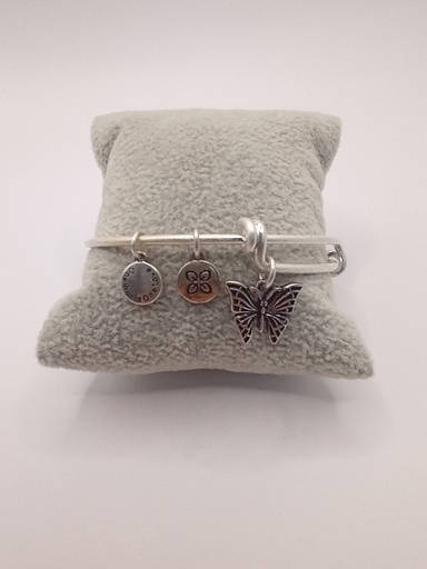 Urban Leaves JLNA003VS Bracelet Bangle Silver Metal Bangle Butterfly Vintage Silver Women