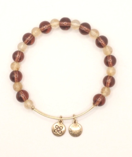 Urban Leaves German Design One World One Love Purple Bangle Gold Women