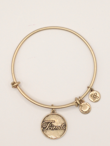 Urban Leaves ULUS009VG Bracelet Charm Bangle Gold Metal Bangle Friends Gold Tone Unisex